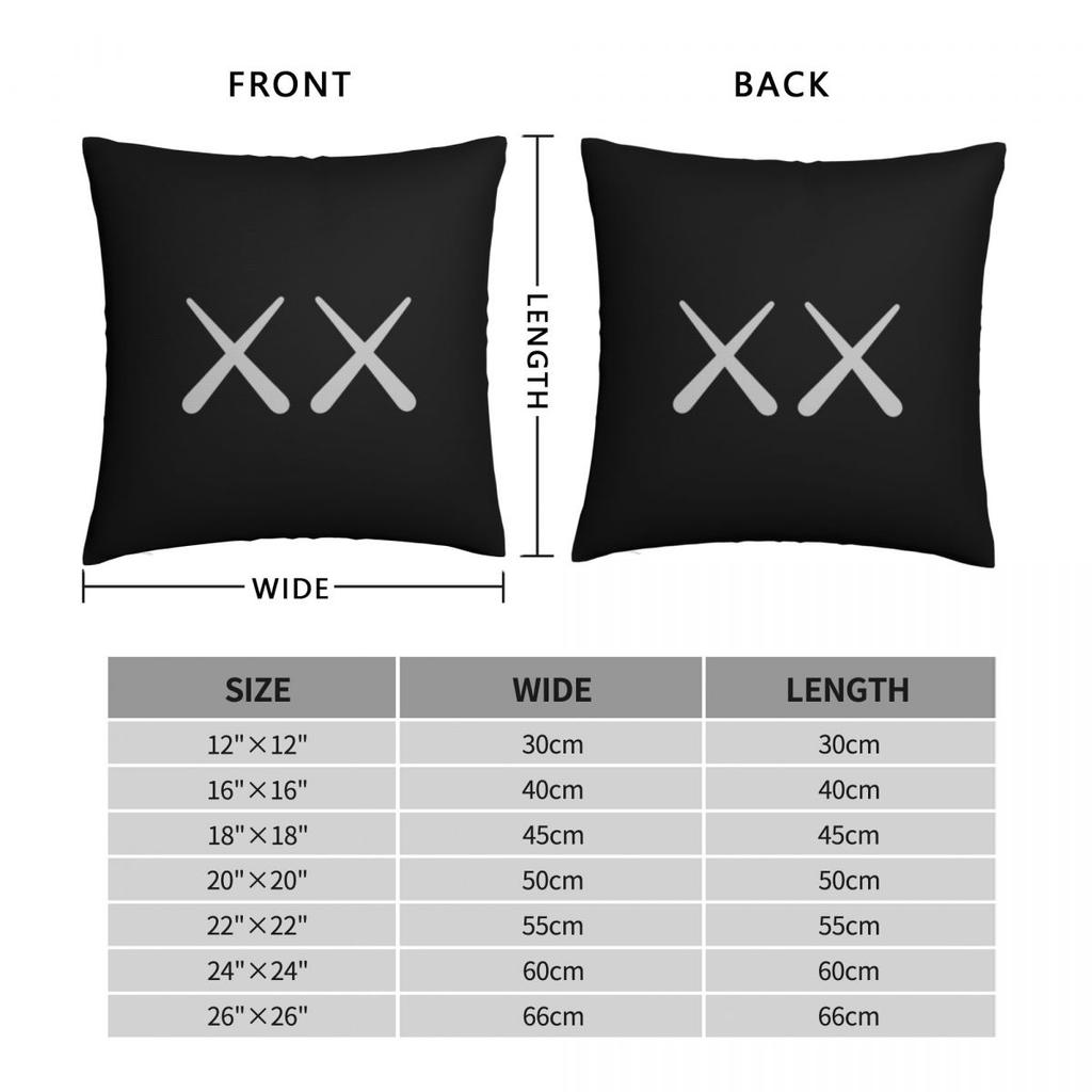 Sad Grey Boys Square Pillowcase Polyester Linen Velvet Printed Zip Decor Car Cushion Cover