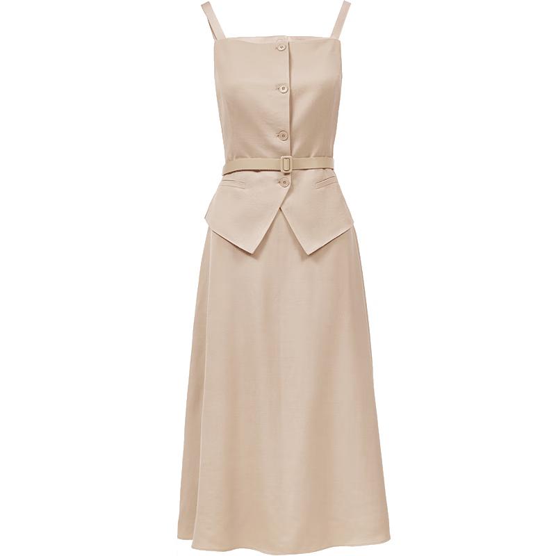 

VEROMODA Women s Belted Button-Front A-Line Midi Dress L