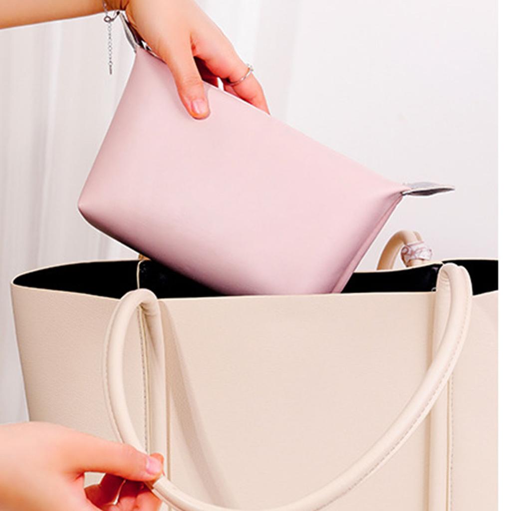 Make-up-Tasche, PU-Leder, große Kapazität, Kosmetik-Organizer-Tasche, wasserdichte Reise-Make-up-Tasche