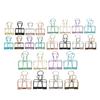 Hollow Dovetail Clip MultiColor Long Tail  Clips Paperclip Office Decorative Tool