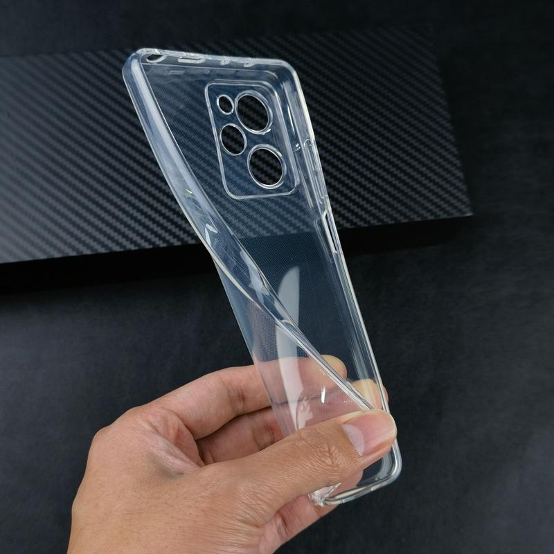 For Xiaomi Poco X5 Pro Redmi Note 12 Pro Speed 5G Slim Crystal Clear Transparent Soft TPU Back Case Protection Skin Camera Protect Cover