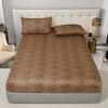 Leopard Wild Print Microfiber Bed Fitted Sheet- Comfort, Hypoallergenic, TwinFullQueenKing Size, Add A Bold Statement