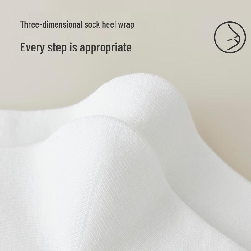 Mao Ren Men's 100% Cotton Mid-Calf Socks (5 Pairs)