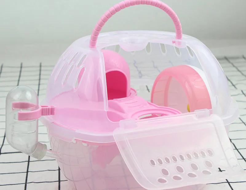 Hamster Take Out Portable Cage Small Pet Out Portable Hamster Cage Hedgehog Guinea Pig Nest Hamster Supplies