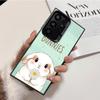 Cute Cartoon Bunny Rabbit Shockproof Phone Case for Samsung Galaxy S26 Edge S25 Ultra S24 FE S23 Plus S21 Cover Anti Fall Fundas