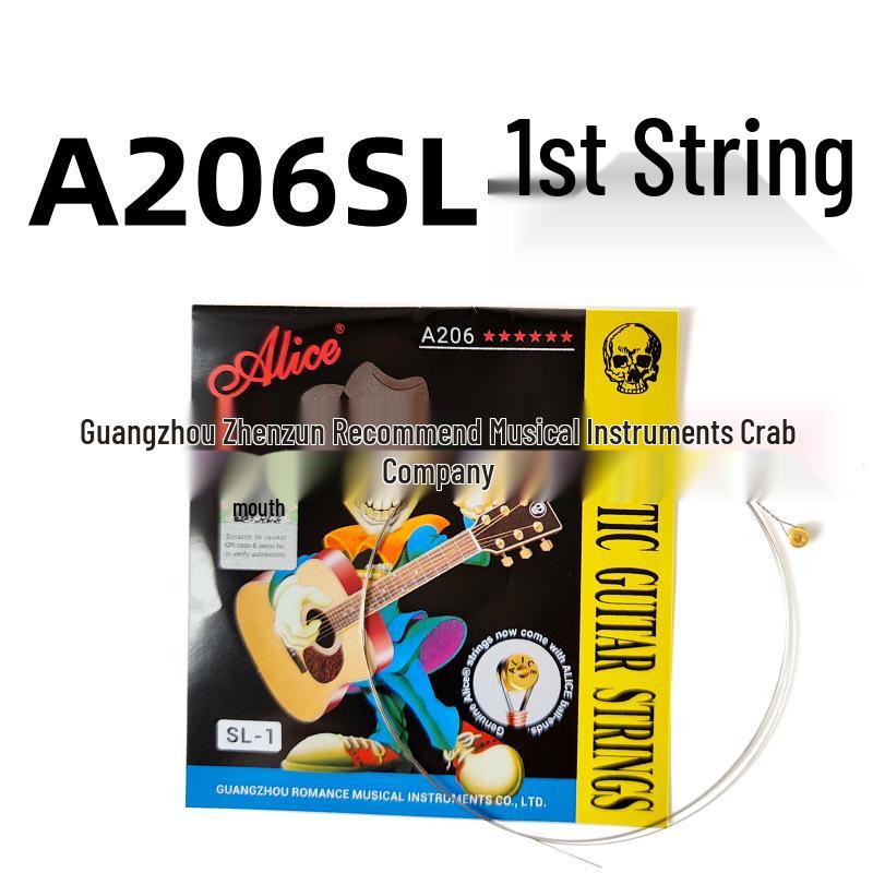 

PLUS Alice Folk Acoustic Guitar Steel Single Strings A206 A306 (123456)