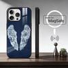 Coque de téléphone cool pour iPhone 17, 16, 15, 14, 13, 12, 11 Plus, Pro, Magnétique pour charge sans fil Magsafe, avec le groupe C-Coldplay