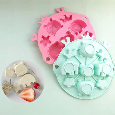 Baby Steam Cake Auxiliary Food Mold, Silicone Mold, Cartoon Mold, Can Be Steamed, Rice Cake Cake Tools, Lovely, High Temperature Resistance
