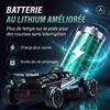 Electric Go-Kart for Kids, 12V, Mercedes-AMG PETRONAS F1, 2 Motors, Remote Control, 3 Speeds, Black