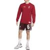Nike Logo Print Crew Neck Pullover Vintage Sports Sweatshirt Men sweatshirt Red FD4024-608
