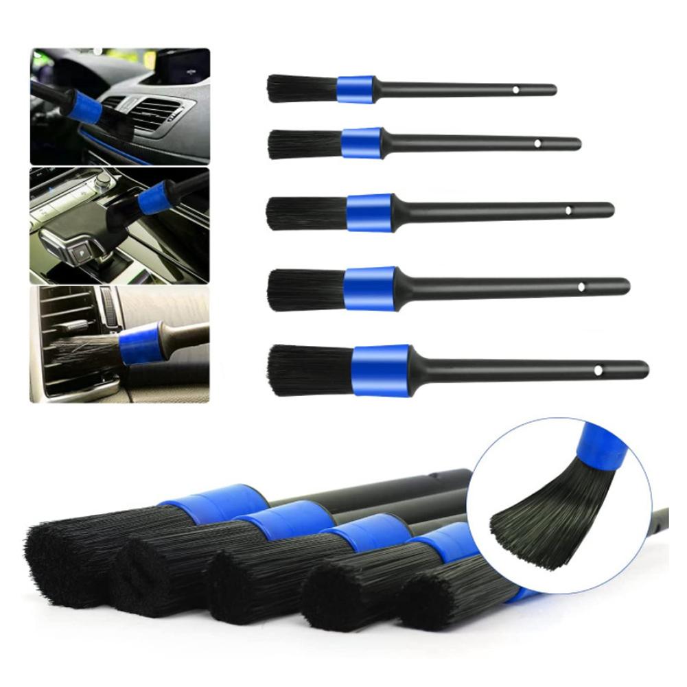 Autowaschbürsten-Set Mikrofaser Rad Reifenbürste Kratzfreie Ersatzköpfe Auto Polierschwamm-Pads-Set für Autos Wohnmobile LKW