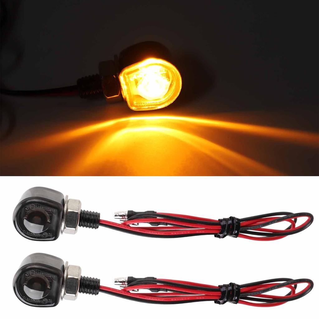 Handlebar LED Turn Signal Light  12V Retro   Wat proof Increased Visibility for Motorcycle ATV