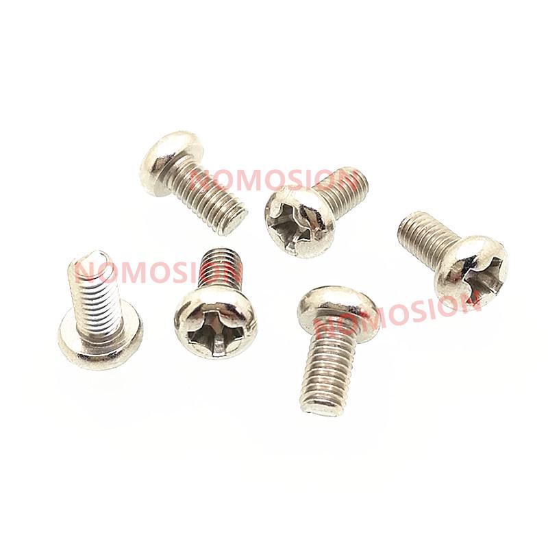Nickel-Plated PM3*6*8 Mini Precision Phillips Round Head Screws