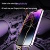 Anti-Peep Dust-Free Tempered Glass Screen Protector for iPhone 14 Pro Max & iPhone 15/16