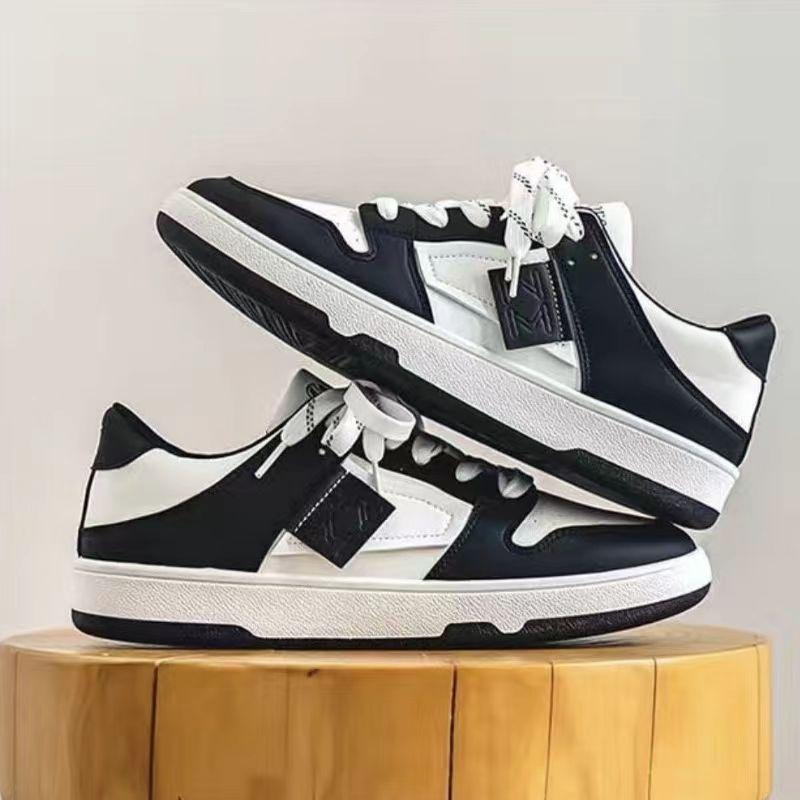 2025 spring new casual panda board shoes campus white shoes youth fashion sports casual board shoes waterproof