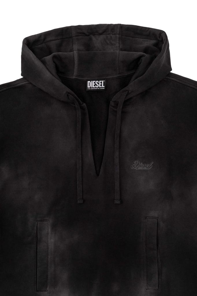 Diesel Sweatshirt A17218RDBEK 900 Black S Women's ROX-1