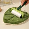 1 Piece Of Leaf Coral Fleece Hand Towel Thick Absorbent Towel Hangable Long-Lasting Soft Handkerchief Kitchen Dish Towel