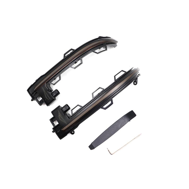 Dynamic Black LED Turn Signal Light Sequential Rearview Mirror Light For BMW X3 IX3 G01 G08 X4 G02 X5 G05 X5 G06 X7