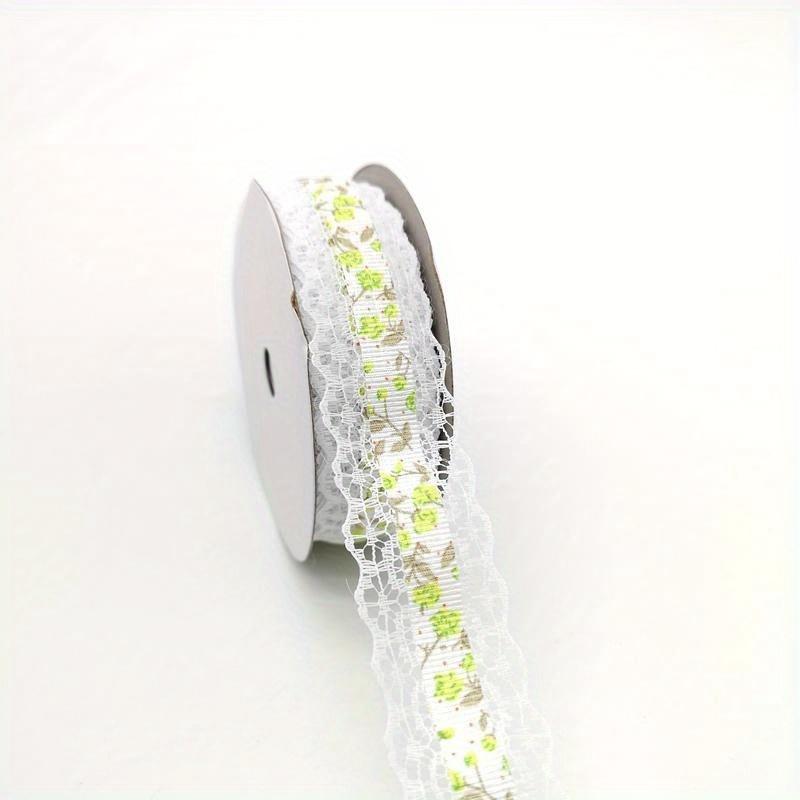 1 Roll 1.82meters 25mm Width Lace Ribbon DIY Crafts Sewing Supplies Gift Wrap Christmas Decoration