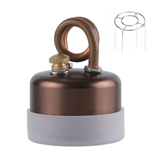 Taşınabilir Kamp Ocağı Ultra Hafif Rüzgar Geçirmez Isıtıcı Brülör Dış Mekan Maceraları Sırt Çantasıyla Yürüyüş Acil Durum Alüminyum Alaşımlı Sıvı Yakıtlı Ocak