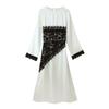 Elegant Women's Long Sleeve Lace Patchwork Dress – 2026 New Collection