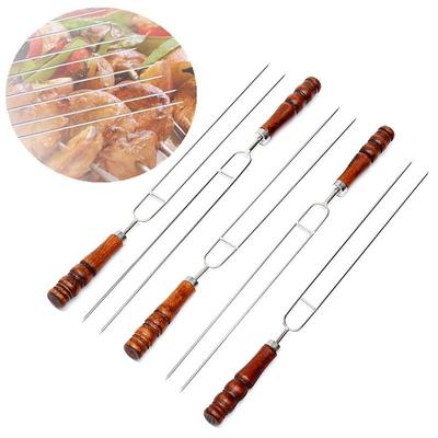 Storage Bag 5 Piece Set Barbecue Campin Tool Stainless Steel Meat Grill Fork Outdoor Cooking