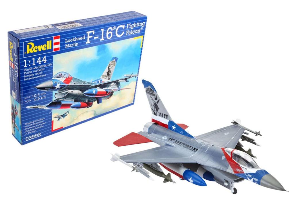 German Revell USAF 03992 Plastic Model 1/144 F-16C