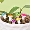 10Pcs Miniature Potted Decor Mushroom Craft Garden Ornament Resin Crafts Moss