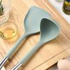 2Pcs/Set Stainless Steel Handle Silicone Cooking Tool Non-stick Kitchen Utensils Silicone Spatula Baking Kitchen Utensils Tool