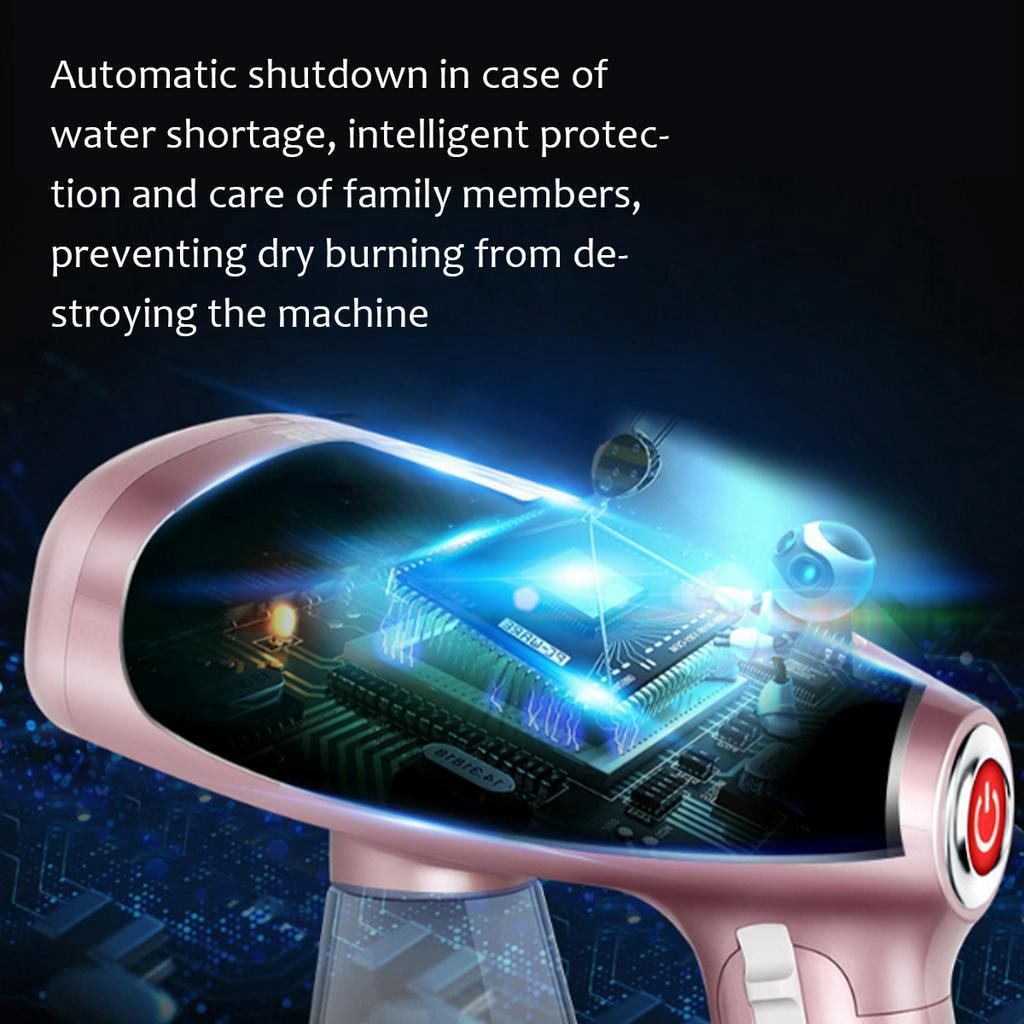 Handheld Steamer Powerful Garment 1500W 220V Fabric Steamer Fast-Heat Garment Steamer for Clothes Home Travelling Ironing Machine