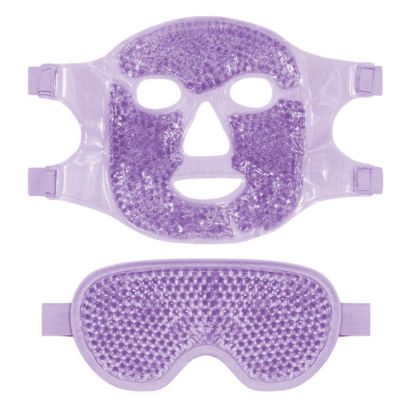Gel rafraîchissant pour le visage, compresse chaude et froide, masque réutilisable, soulagement de la pression, yeux gonflés, migraines, soins de la peau