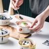Seramik Mutfak Kasesi Bebek Maması Takviyesi Kasesi Yemek Takımı Erişte Ramen Meyve Salatası Buharda Pişmiş Yumurta Kasesi Mikrodalga Fırın Yemek Takımı Kapaklı
