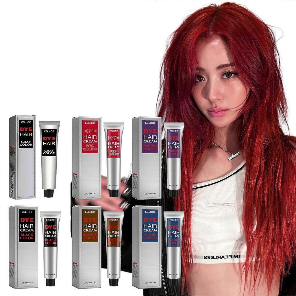 Hair styling cream is gentle and does not hurt the scalp. It can easily change the color, moisturize the hair and is easy to clean.