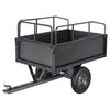Stalen Kipwagen 17 Cu. Ft 600LB voor ATV/UTV Trailer Trekker Zwaar Uitgevoerd