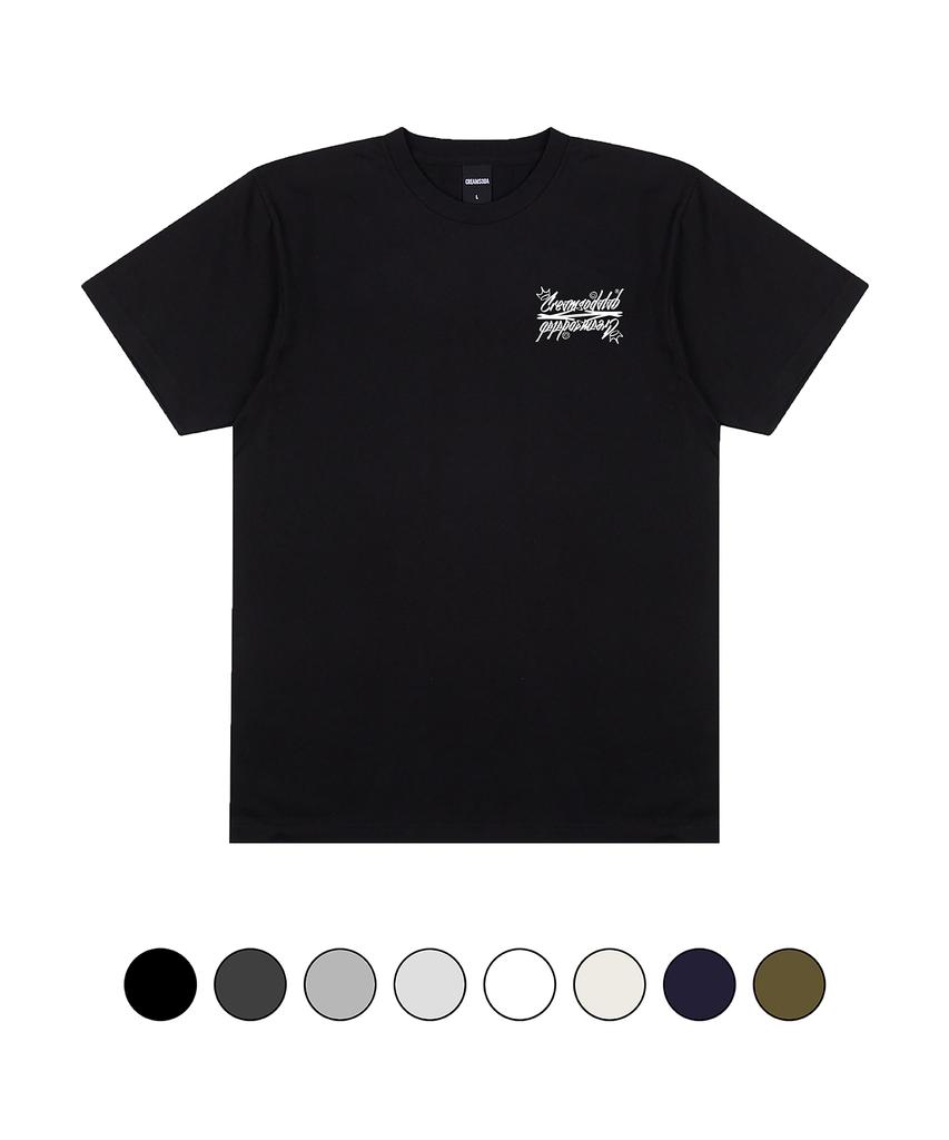 CREAM SODA LAB Crsdel Happy Language Short Sleeve T-Shirt (Type B)