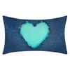 Nordic Teal Home Decor 30*50 Embrace Pillowcase Geometric Leaf Pillowcase Modern Sofa Living Room Car Chair Cushion Cover