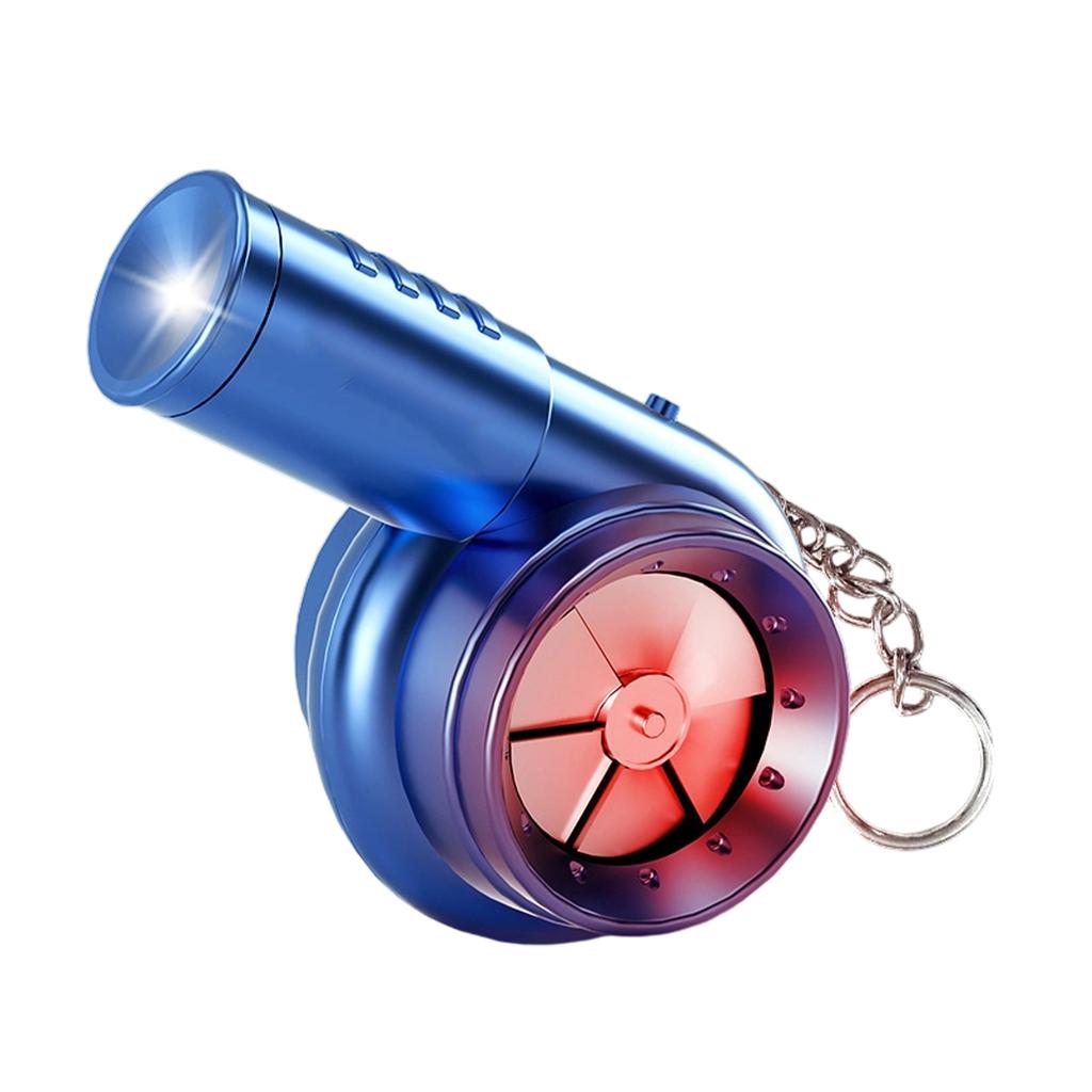 Turbocharging Keychain Pendant with Light Sound Effects Nighttime Visibility Creative Children's Educational Toy