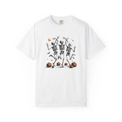 Skelett-Tanz Halloween Unisex T-Shirt, Gruseliges Tee, Halloween Kostüm Shirt,