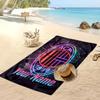 AC Mailand Personalisiertes Bedrucktes Strandtuch Fußballlogo Unterstützung Benutzerdefinierter Name Text Absorbierendes Handtuch Für Sport Reisen Besonderes Geschenk