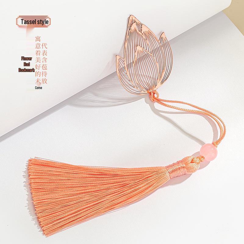 Klassisches chinesisches Metall-Lesezeichen - Belohnung für Grundschüler & Geschenk für Lehrer, Inspiriert von nationalem Stil und Design des Palastmuseums