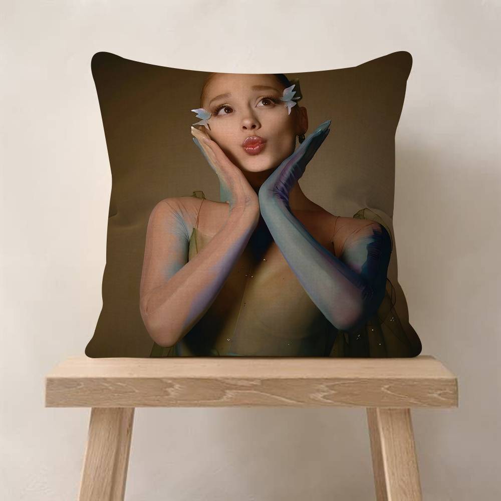AAriana Hot Singer Grande Cushion Cover Car Throw Pillow Case For Sofa Car Christmas Gift