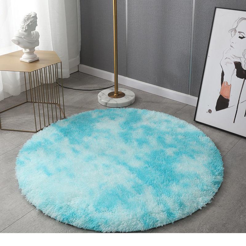 Super Soft Plush Round Rug Mat Fluffy White Carpets For Living Room Home Decor Bedroom Kid Room Decoration Salon Thick Pile Rug