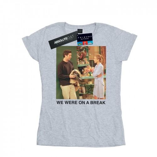 

Friends Womens/Ladies We Were On A Break Robe Cotton T-Shirt білий