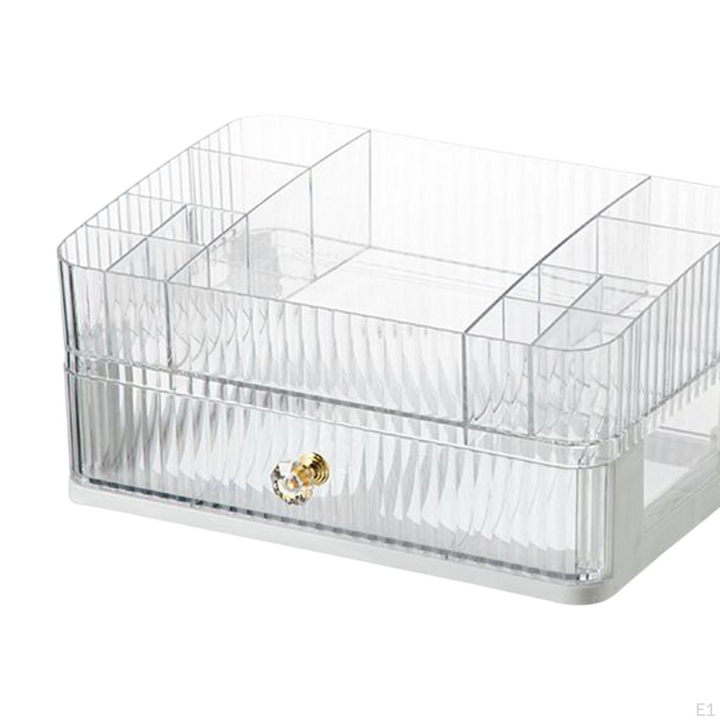 Kosmetikbox Tragbarer Hautpflegehalter Kosmetik-Display-Case Aufbewahrung für Schminktisch