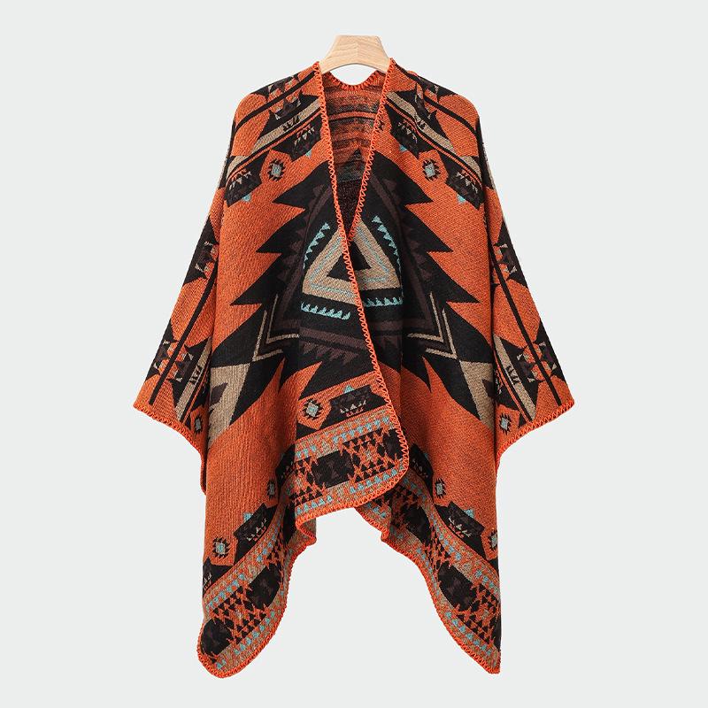 

Мужская и женская накидка-шаль с капюшоном - Весенне-летняя шаль, Стиль Юньнань Синьцзян Тибет