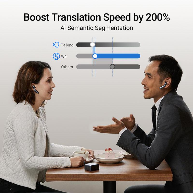 Timekettle W4 Translator Headphones, AI Two-way Synchronous Translation, 42 Languages Joom