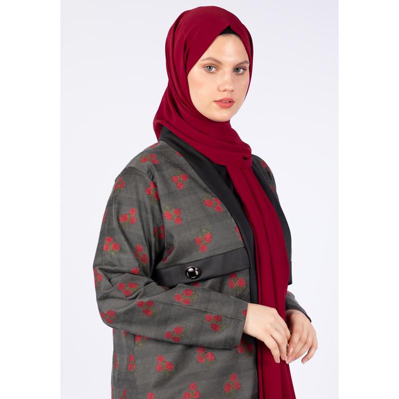 

Женская шаль Jeddah бордовая красная 75x200 бордовый