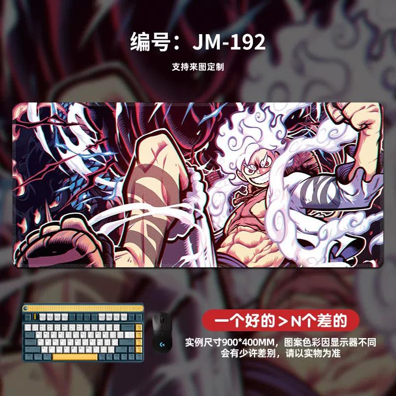 High Definition Pattern ONE PIECE Mouse Pad Oversized Animation Luffy Boys Gaming Table Mat Computer Pad Office Waterproof Non-slip Leather Mouse Pad