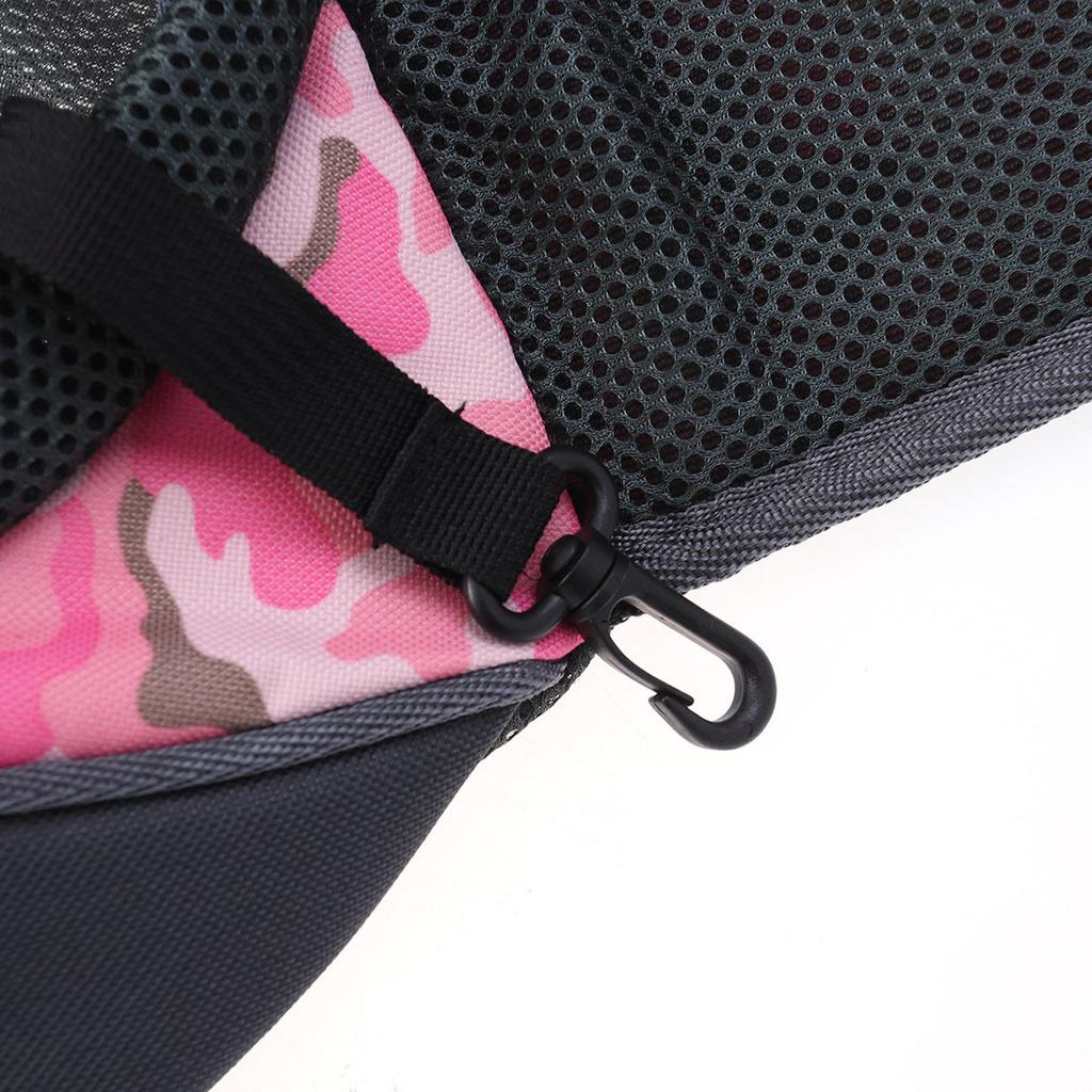 Small Dog Cat Pet Sling Carrier Shoulder Bag Comfortable Safe Hands-Free Travel Tote Carry Pink Size S Pet Shoulder Bag