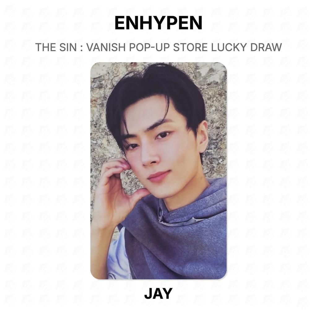 ENHYPEN THE SIN : VANISH POP-UP STORE LUCKY DRAW Official Photocard